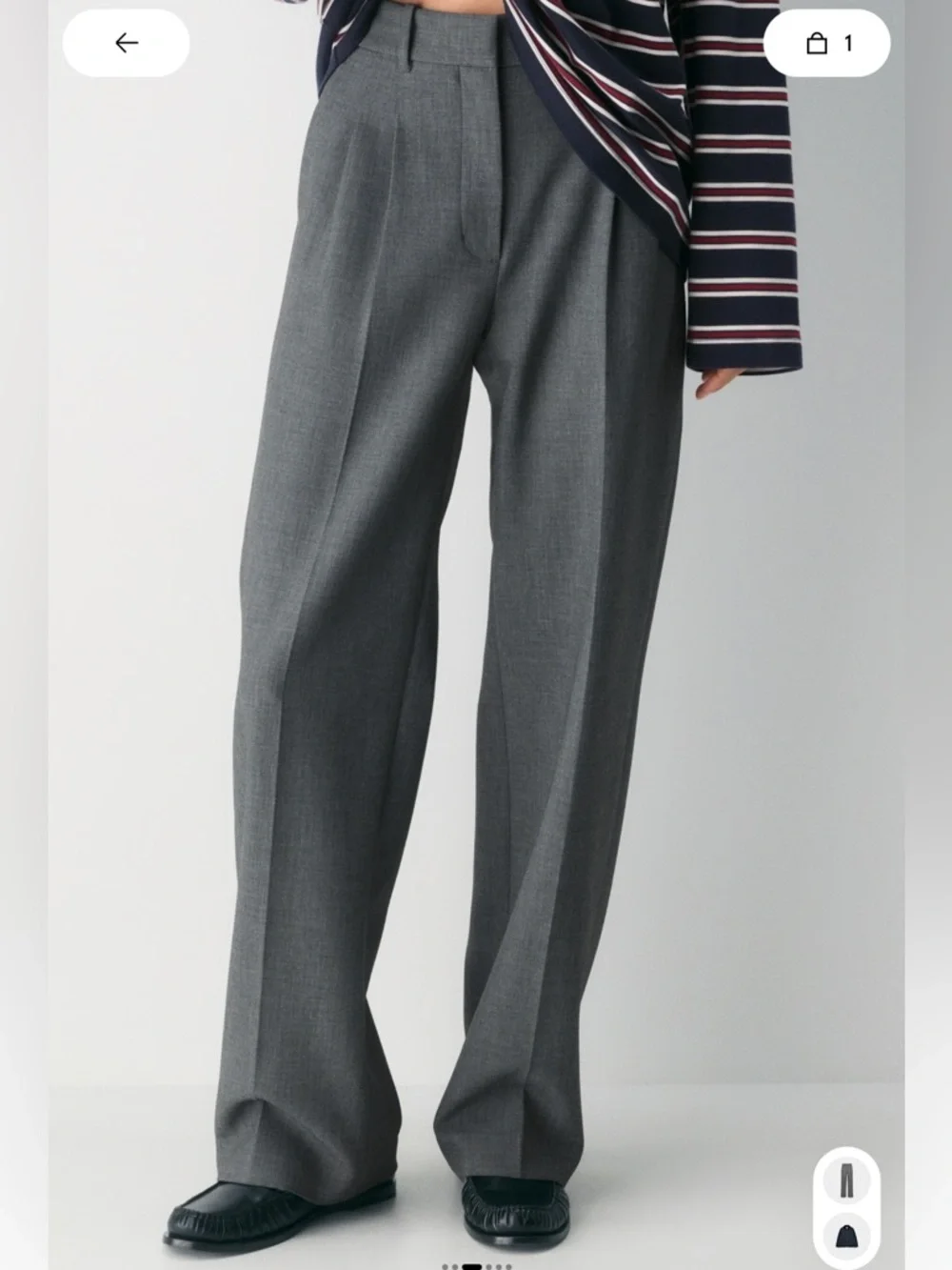NWOT Aritzia The Effortless Pant Size 0 - Picture 4 of 9